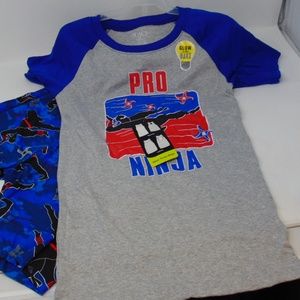 The Children's Place Pro Ninja Top & Shorts PJ Set